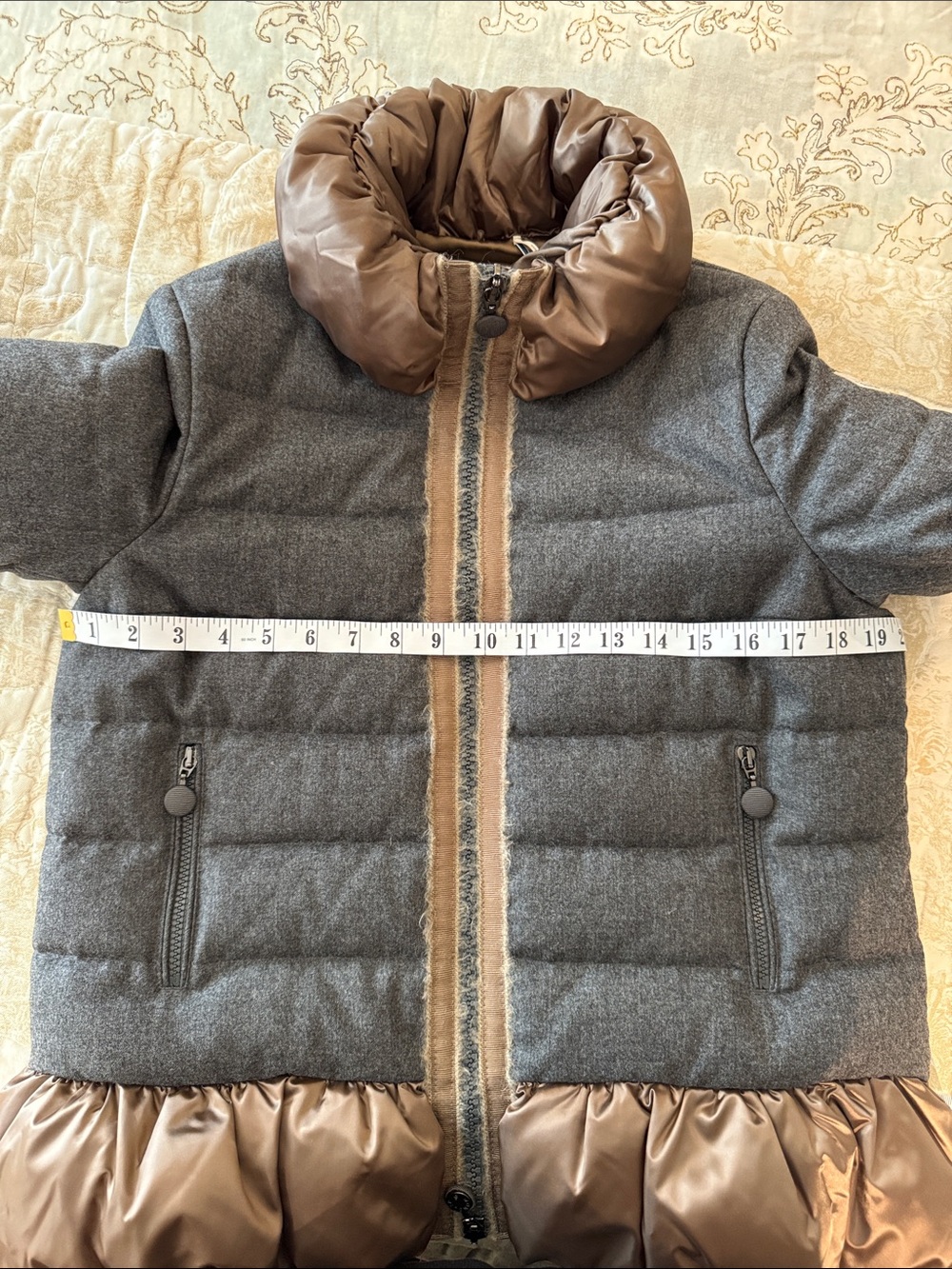 Authentic Moncler Makori Giubbotto Virgin Wool Down Jacket Designer 2 - US M 6-8 - Picture 15 of 16